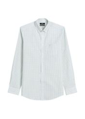 Чоловіча бавовняна сорочка в шавлієву клітинку KOSMT-0277-8F(W26)