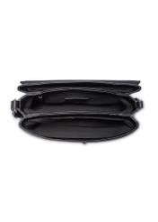 Чорна класична жіноча сумка TOREC-1124-99(W26), вигляд виробу всередині на білому тлі.