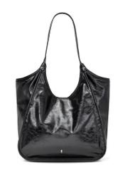 Чорна жіноча сумка-шопер TOREC-1122-9F(W26), вигляд виробу спереду на білому тлі.