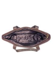 Коричнева шкіряна жіноча сумка-шопер TORES-1255-1I(W26)