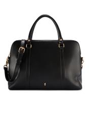 Чорна жіноча сумка для ноутбука TOREC-1130-99(W26), вигляд виробу спереду на білому тлі.