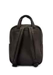 Чорний нейлоновий жіночий рюкзак TOREN-0341-99(W26), вигляд виробу ззаду на білому фоні.