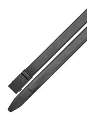 Шкіряний чоловічий ремінь чорного кольору PASMS-0269-99(W26)