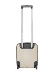 Валіза на колесах WALAB-0053-0X-16(W26), вигляд виробу ззаду на білому тлі.