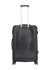 Велика валіза на колесах WALPC-0014-99-28(W26), вигляд виробу ззаду на білому фоні.