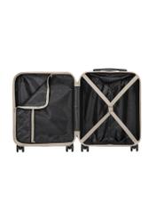 Маленька валіза на колесах WALAB-0040-0C-19(W26), вигляд виробу всередині на білому тлі.