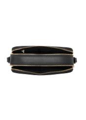 Чорна маленька жіноча сумочка TOREC-1172-99(W26), вигляд виробу всередині на білому тлі.