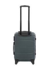 Маленька валіза на колесах WALAB-0077-8C-19(W26), вигляд виробу ззаду на білому фоні.