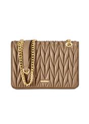 Жіноча бежева сумка з ланцюжком TOREC-1102-24(Z25)