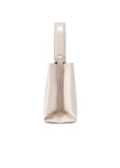 Кремова шкіряна сумка-дошка TORES-1270-0B(W26), вигляд виробу збоку на білому фоні.