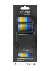 Багажний ремінь AW-011-0001-61(W25), вид продукту з упаковкою спереду на білому тлі.