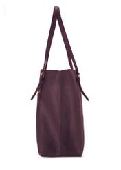 Bordowa duża torba shopper TOREC-1088-49(Z25)