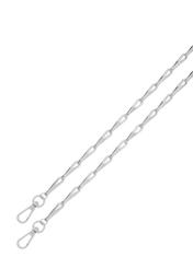 Срібна жіноча сумочка з блискітками TOREC-1085-91(Z25), вигляд ланцюжка товару на білому фоні.