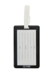 Багажна бирка AW-012-0007-7P(W26), вигляд виробу ззаду на білому тлі.