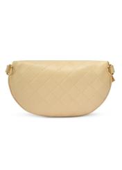 Стьобана жіноча поясна сумка світло-жовтого кольору TOREC-0878-2A(W26)