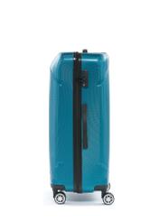 Велика валіза на колесах WALPC-0014-7B-28(W26), вигляд виробу збоку на білому фоні.