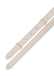 Маленька бежева жіноча сумочка TOREC-0882-1B(W26), вигляд виробу з ремінцем на білому фоні.