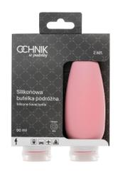 Дорожні флакони для косметики AW-016-0001-5D(W26), вигляд продукту в упаковці.