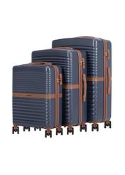 Комплект валіз-колясок WALAB-0084-7D(W26) 19''/24''/28'', діагональне зображення виробів на білому фоні.