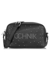 Чорна жіноча сумка з логотипом літака TOREC-0833-99(Z23)-01