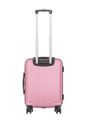 Комплект жорстких валіз на колесах 19"/24"/29" WALAB-0053-5C(W26), вигляд виробу ззаду на білому фоні.