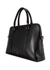 Чорна жіноча сумка для ноутбука TOREC-1130-99(W26), діагональний вигляд виробу на білому тлі.