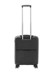 Маленька валіза на колесах WALPP-0026-99-19(W26), вигляд виробу ззаду на білому фоні.