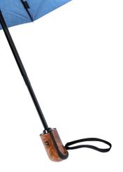 Темно-синя чоловіча парасолька PARSM-0030-7D(W26), вигляд ручки виробу на білому фоні.