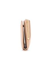 Бежевий жіночий шкіряний гаманець PORES-0977R-1B(W26), вигляд виробу збоку на білому фоні.