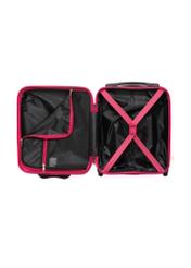 Валіза на колесах WALAB-0040-5E-16(W26), вигляд виробу всередині на білому тлі.