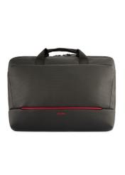 Чорна сумка для ноутбука TORMN-0398-9J(W26), вигляд виробу спереду на білому тлі.