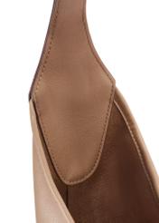 Duża torebka damska w kolorze camelu TOREC-1199-1D(W26)