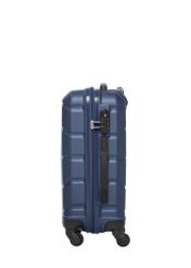 Маленька валіза на колесах WALAB-0077-7D-19(W26), вигляд виробу збоку на білому фоні.