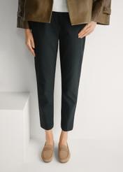 Жіночі бежеві шкіряні мокасини BUTYD-1262-1B(W26), вигляд виробу спереду на ногах моделі.