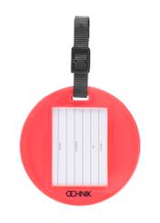 Багажна бирка AW-012-0010-5P(W26), вигляд виробу ззаду на білому тлі.