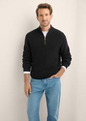 Czarny sweter męski SWEMT-0175-99(Z26)