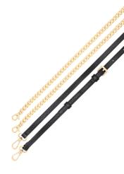 Маленька жіноча шкіряна сумочка TORES-1278-9I(W26), вигляд виробу з ремінцями на білому фоні.