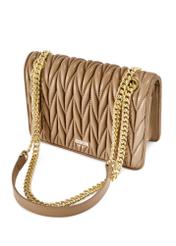 Жіноча бежева сумка з ланцюжком TOREC-1102-24(Z25)