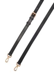 Чорна жіноча сумка для ноутбука TOREC-1130-99(W26), ремінець виробу на білому тлі.