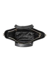 Czarna skórzana torebka shopper TORES-1272-9I(W26)