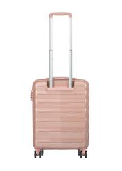 Маленька валіза на колесах WALPC-0015-5B-19(W26), вигляд виробу ззаду на білому фоні.