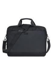 Чоловічий чорний портфель з кишенею для ноутбука TORMN-0312-99(W24)-01