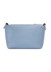 Маленька синя жіноча сумочка TOREC-0882-7C(W26), вигляд виробу зі зворотного боку на білому фоні.