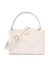 Кремова шкіряна сумка-дошка TORES-1270-0B(W26), вигляд виробу спереду на білому тлі.