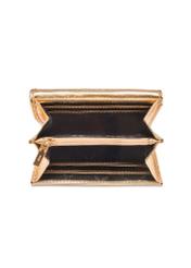 Жіночий золотий шкіряний гаманець PORES-0959-28(W25)