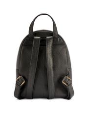 Чорний жіночий рюкзак середнього розміру зі шкіри TORES-1268-9I(W26), вигляд виробу ззаду на білому фоні.