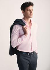 Рожева чоловіча сорочка KOSMT-0351-5A(W26)