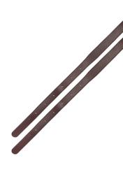 Коричнева шкіряна жіноча сумка TORES-1302-1D(W26), вигляд виробу з ремінцем на білому фоні.