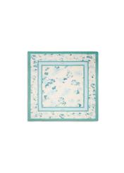 Szalik damski w niebieskie kwiaty SZADT-0191-7B(W26)