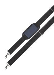 Велика косметичка темно-синього кольору WALNY-0045-7D-14(W26), вигляд ремінця виробу на білому фоні.